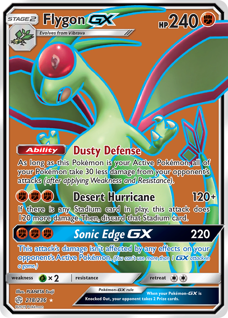 Flygon-GX (218/236) - [Full Art] Cosmic Eclipse (CEC)