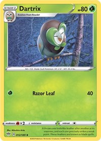 Dartrix (12) - SWSH03: Darkness Ablaze (SWSH03)
