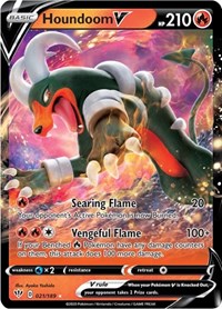Houndoom V (21) - SWSH03: Darkness Ablaze (SWSH03)