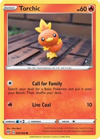 Torchic (22) - SWSH03: Darkness Ablaze (SWSH03)