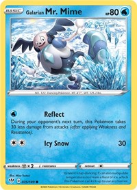 Galarian Mr. Mime (35) - SWSH03: Darkness Ablaze (SWSH03)