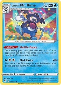 Galarian Mr. Rime (36) - SWSH03: Darkness Ablaze (SWSH03)