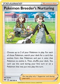 Pokemon Breeder's Nurturing (166) - SWSH03: Darkness Ablaze (SWSH03)