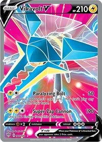 Vikavolt V (Full Art) (180) - SWSH03: Darkness Ablaze (SWSH03)