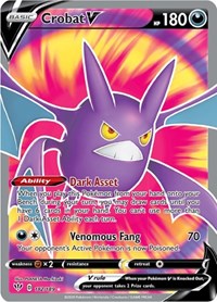 Crobat V (Full Art) (182) - SWSH03: Darkness Ablaze (SWSH03)