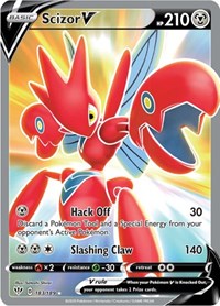 Scizor V (Full Art) (183) - SWSH03: Darkness Ablaze (SWSH03)
