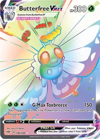 Butterfree VMAX (Secret) (190) - SWSH03: Darkness Ablaze (SWSH03)