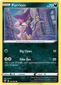 Purrloin (106) - SWSH03: Darkness Ablaze (SWSH03)
