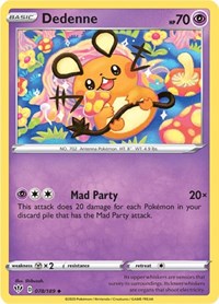 Dedenne (78) - SWSH03: Darkness Ablaze (SWSH03)