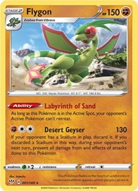 Flygon (91) - SWSH03: Darkness Ablaze (SWSH03)