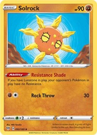 Solrock (92) - SWSH03: Darkness Ablaze (SWSH03)