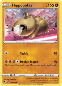 Hippopotas (93) - SWSH03: Darkness Ablaze (SWSH03)