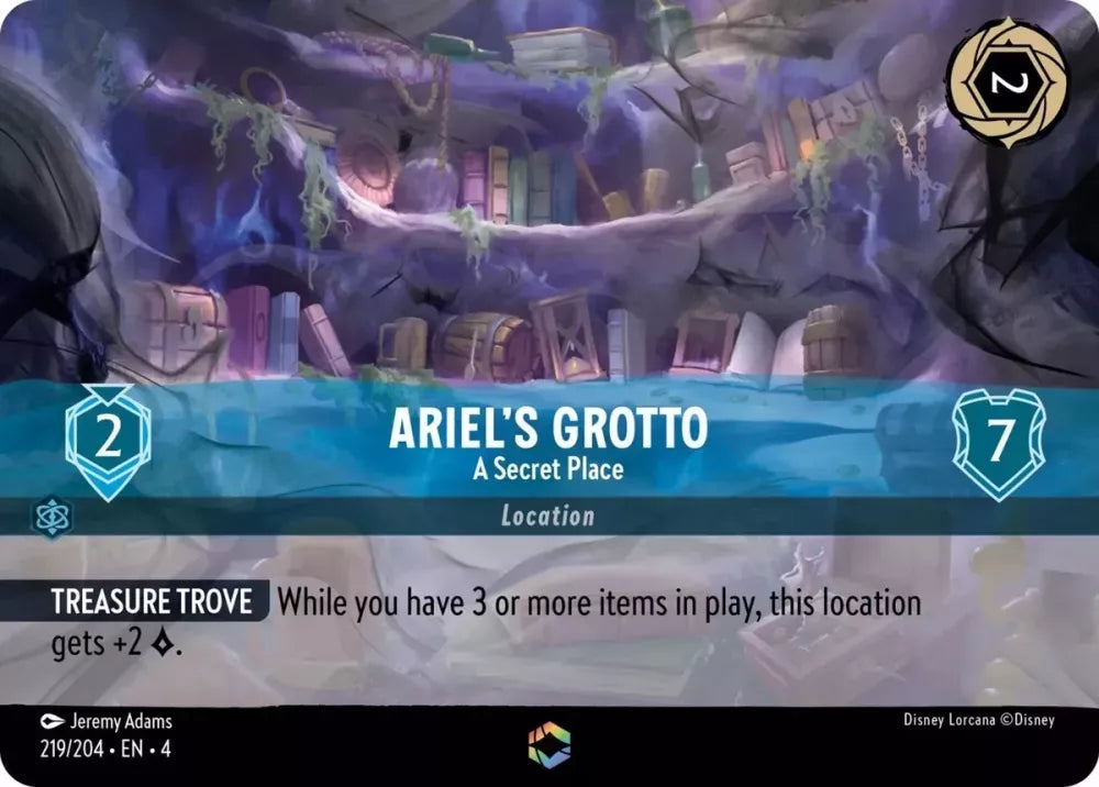 Ariel's Grotto - A Secret Place - [Foil, Enchanted] Ursula's Return (4)