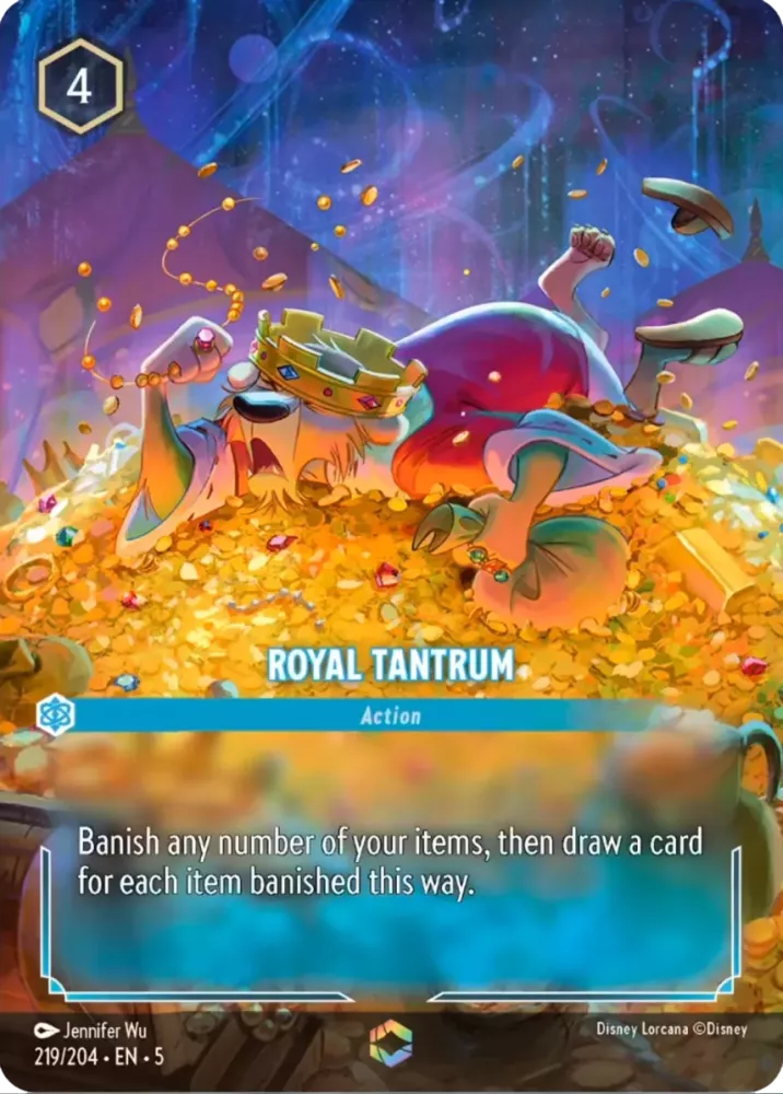 Royal Tantrum - [Foil, Enchanted] Shimmering Skies (5)