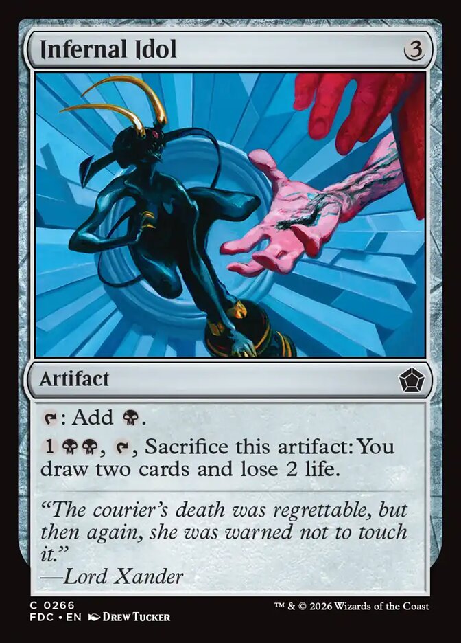 Infernal Idol (266) - Foundations Commander (FDC)