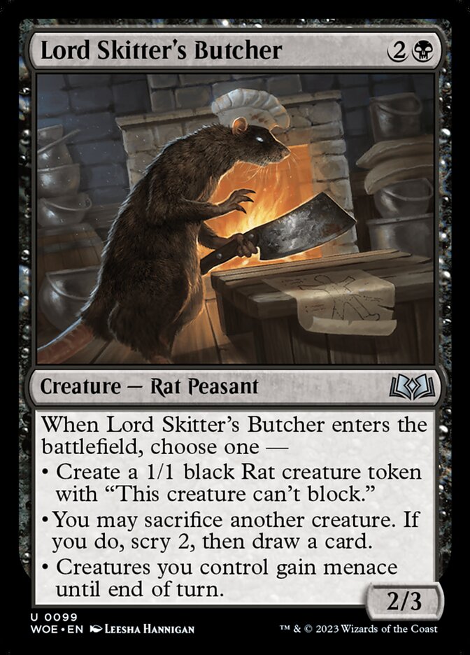 Lord Skitter's Butcher (99) - Wilds of Eldraine (WOE)