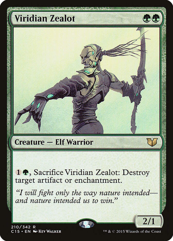 Viridian Zealot (210) - Commander 2015 (C15)