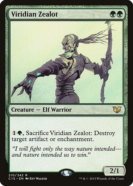 Viridian Zealot (210) - Commander 2015 (C15)