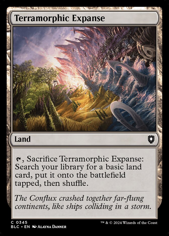 Terramorphic Expanse (345) - Bloomburrow Commander (BLC)