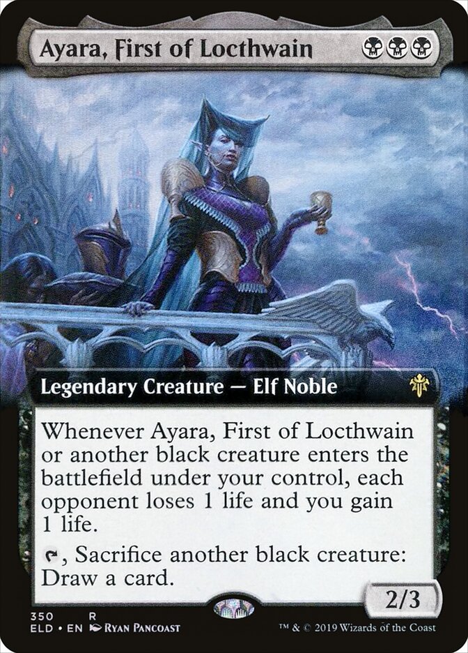 Ayara, First of Locthwain (350) - Throne of Eldraine (ELD)
