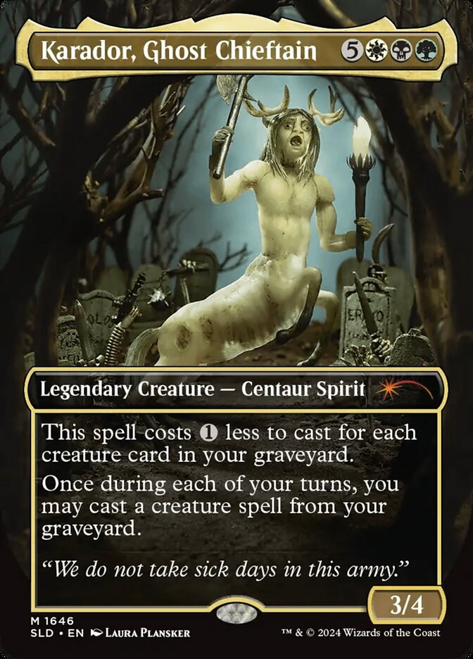Karador, Ghost Chieftain (1646) - Secret Lair Drop (SLD)