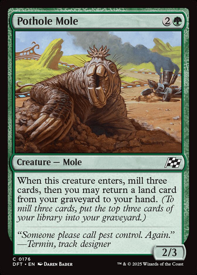 Pothole Mole - [Foil] Aetherdrift (DFT)