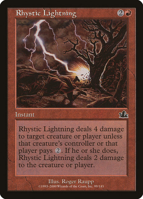 Rhystic Lightning (99) - Prophecy (PCY)