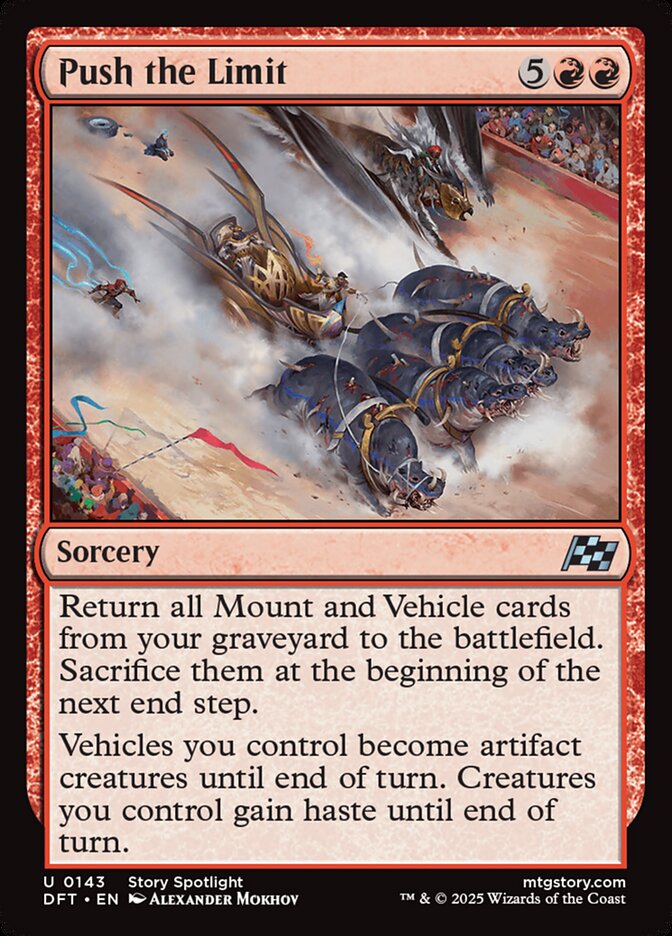 Push the Limit - [Foil] Aetherdrift (DFT)