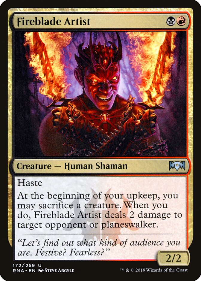 Fireblade Artist (172) - Ravnica Allegiance (RNA)