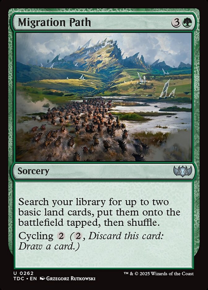 Migration Path (262) - Tarkir: Dragonstorm Commander (TDC)