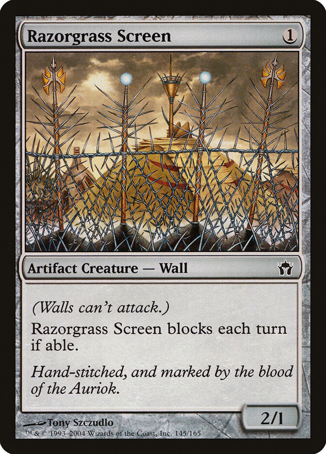 Razorgrass Screen (145) - Fifth Dawn (5DN)