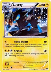 Luxray - 46/99 (Cracked Ice Holo) (46) - Blister Exclusives (BLE)
