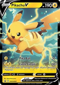 Pikachu V - (SWSH063) - SWSH: Sword & Shield Promo Cards (SWSD)