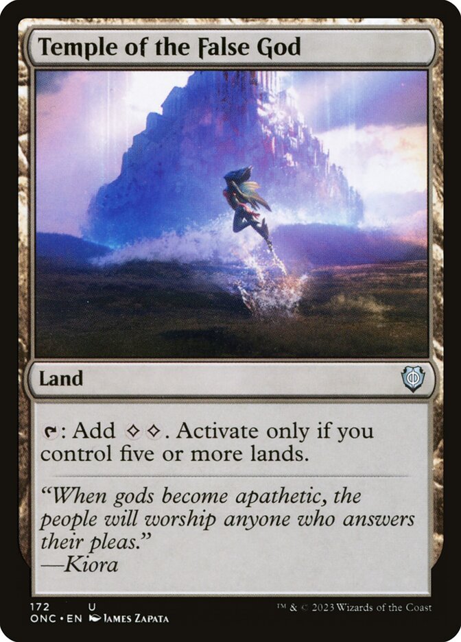 Temple of the False God (172) - Phyrexia: All Will Be One Commander (ONC)