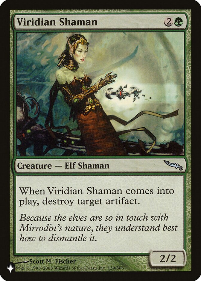 Viridian Shaman (MRD-139) - The List (PLST)