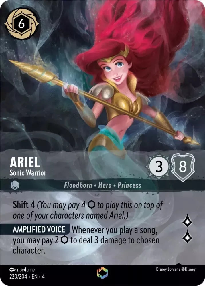 Ariel - Sonic Warrior - [Foil, Enchanted] Ursula's Return (4)