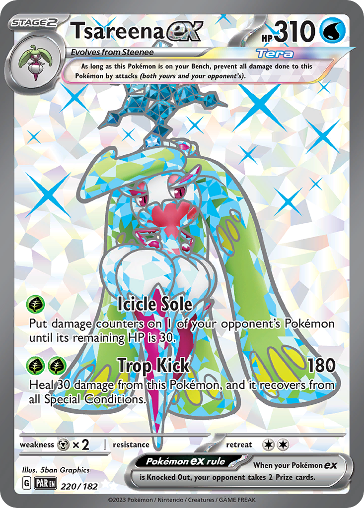 Tsareena ex (220/182) - [Full Art] Paradox Rift (PAR)