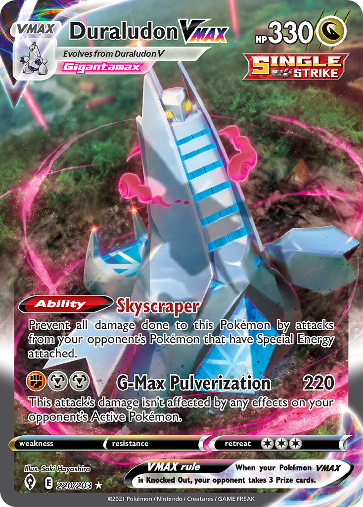 Duraludon VMAX (220/203) - [Alternate Art] Evolving Skies (EVS)