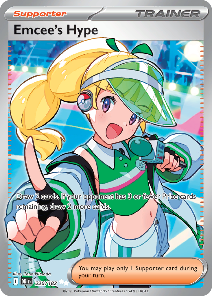 Emcee's Hype (220/182) - [Full Art] Destined Rivals (DRI)
