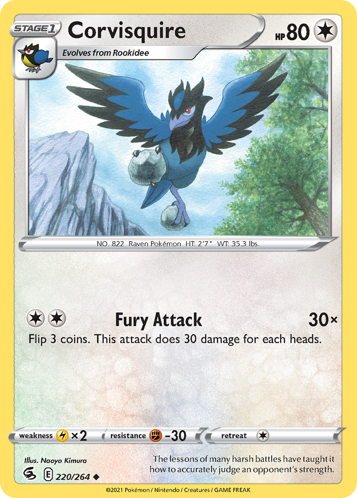 Corvisquire (220/264) - Fusion Strike (FST)