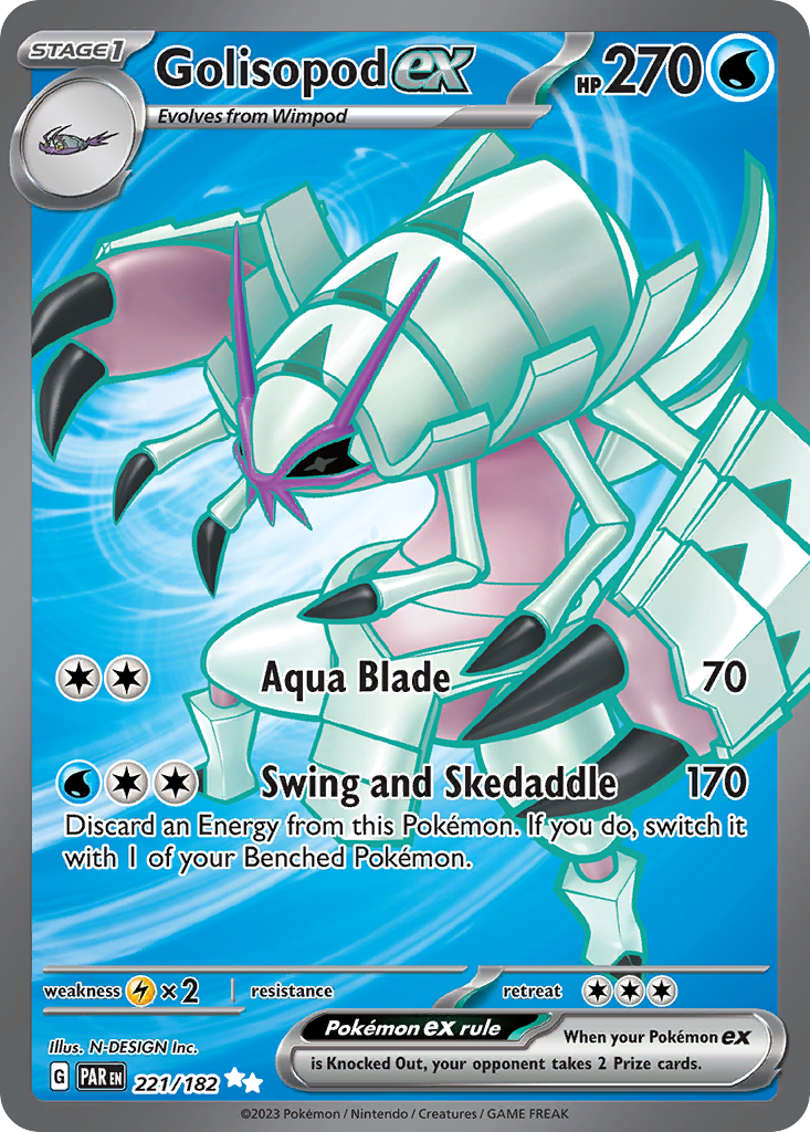 Golisopod ex (221/182) - [Full Art] Paradox Rift (PAR)