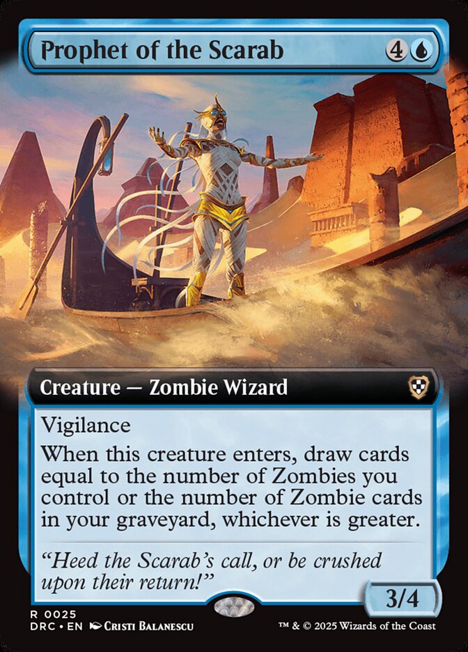Prophet of the Scarab - [Extended Art] Aetherdrift Commander (DRC)