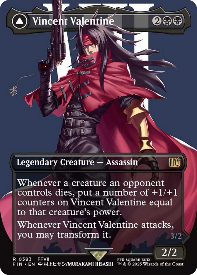 Vincent Valentine // Galian Beast (383) - [Foil, Borderless] Final Fantasy (FIN)
