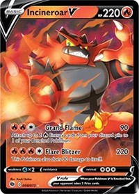 Incineroar V (8) - Champion's Path (CHP)