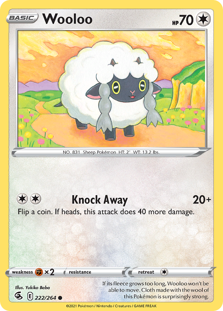 Wooloo (222/264) - Fusion Strike (FST)