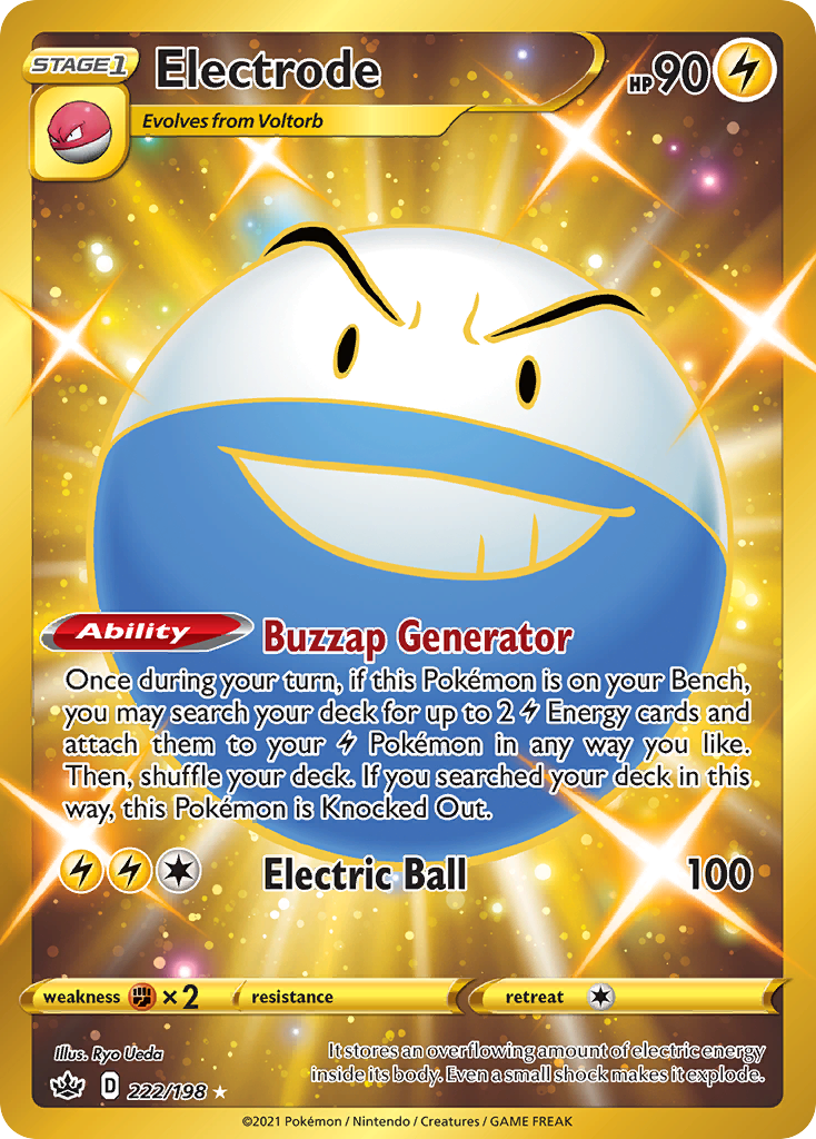Electrode (222/198) - [Secret Rare] Chilling Reign (CRE)