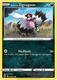 Galarian Zigzagoon (35) - Champion's Path (CHP)