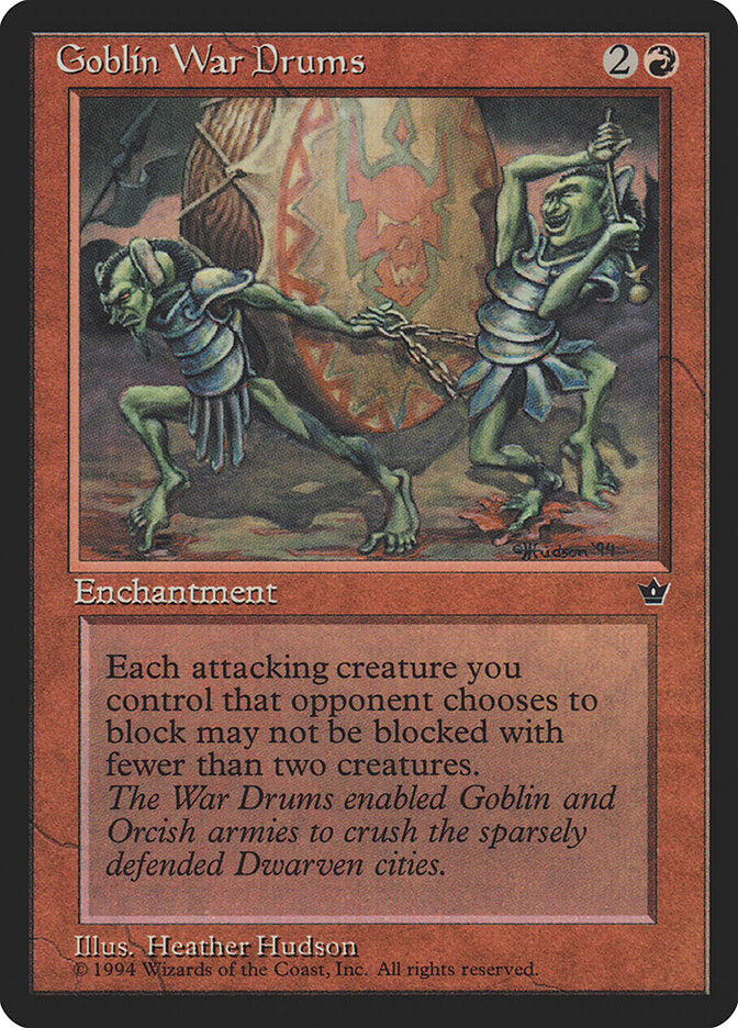 Goblin War Drums (58c) - Fallen Empires (FEM)