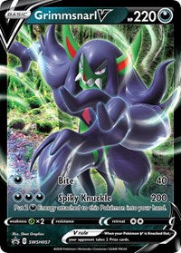 Grimmsnarl V - (SWSH057) - SWSH: Sword & Shield Promo Cards (SWSD)