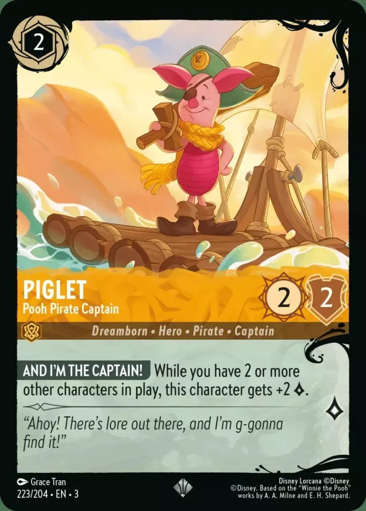 Piglet - Pooh Pirate Captain - [Foil] Ursula's Return (4)